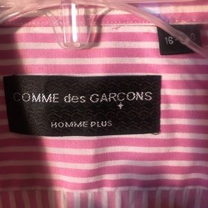 Comme des garcon pink Mens dress shirt